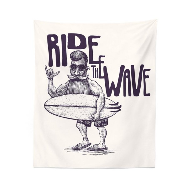 Ride the wave - Printed Tapestry UK