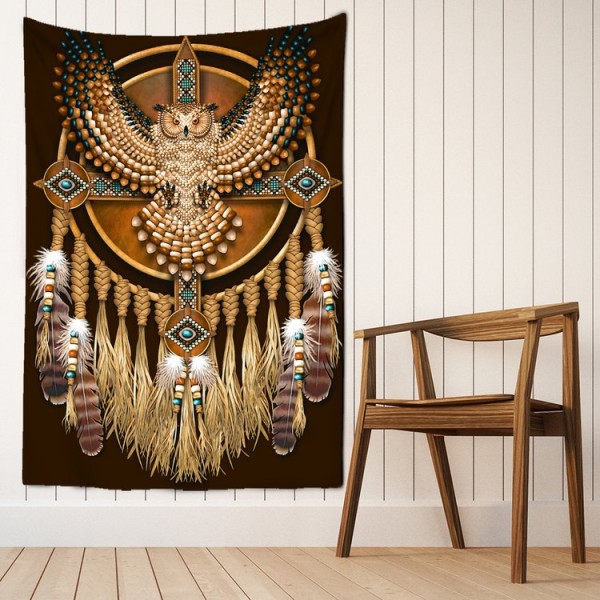 Owl - Printed Tapestry UK