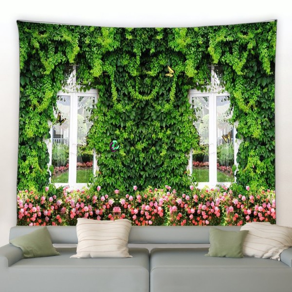 Garden Background - Printed Tapestry UK