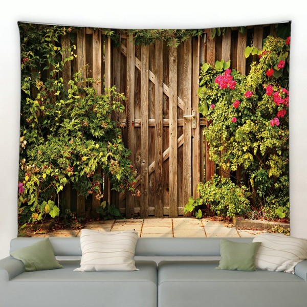 Garden Background - Printed Tapestry UK