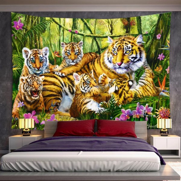 Tiger - Printed Tapestry UK