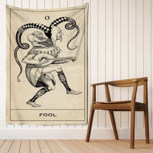 Tarot fool- Printed Tapestry UK