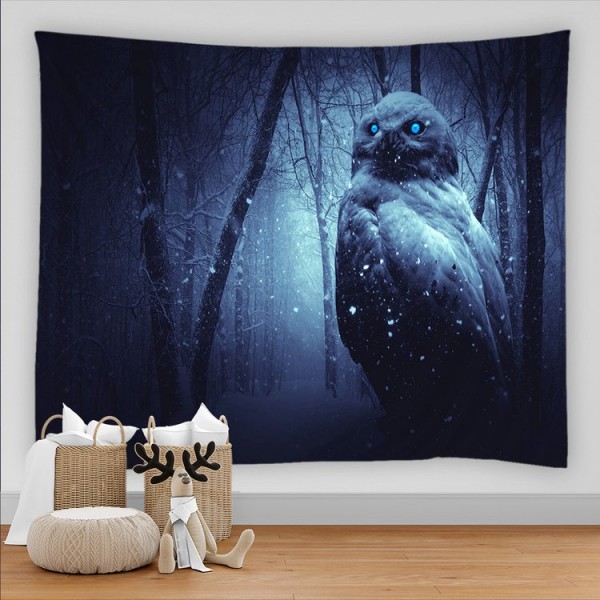 Owl - Printed Tapestry UK