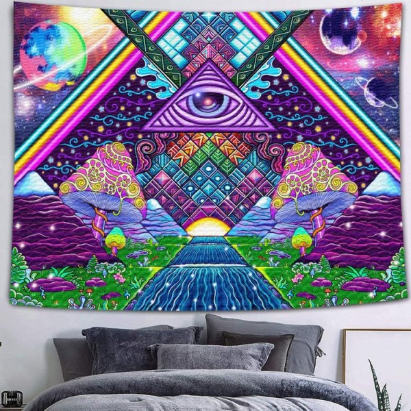 Psychedelic - Printed Tapestry UK