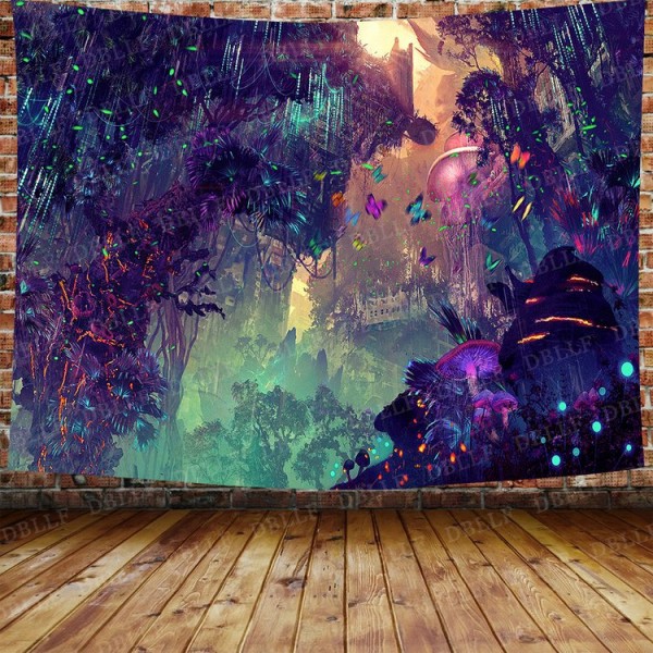Psychedelic - Printed Tapestry UK