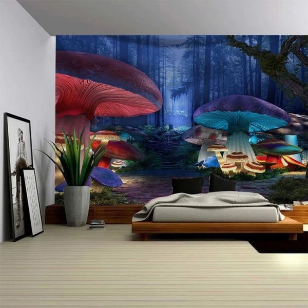 Mushroom - Printed Tapestry UK