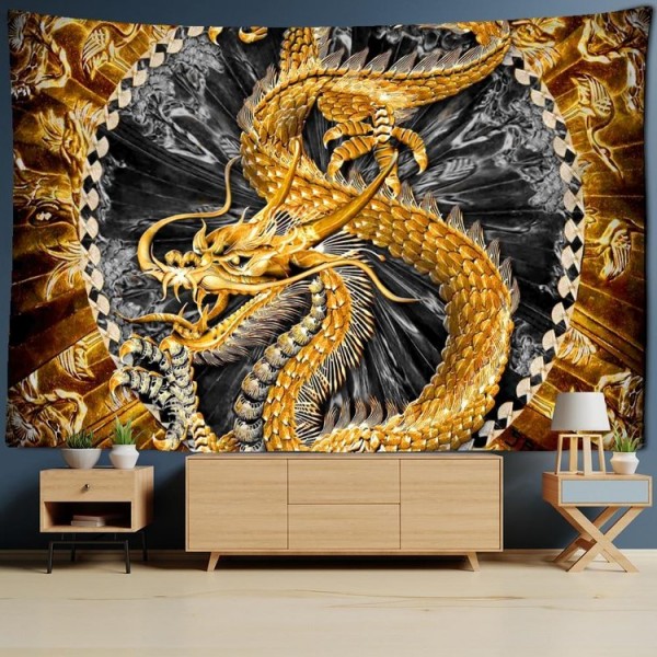 Dragon - Printed Tapestry UK