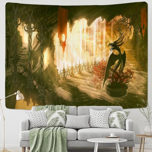 Dragon - Printed Tapestry UK