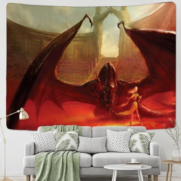 Dragon - Printed Tapestry UK