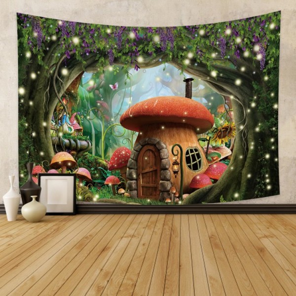 Mushroom - Printed Tapestry UK