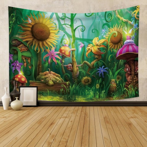 Flower wonderland - Printed Tapestry UK