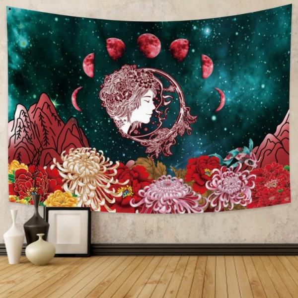 Flower moon - Printed Tapestry UK