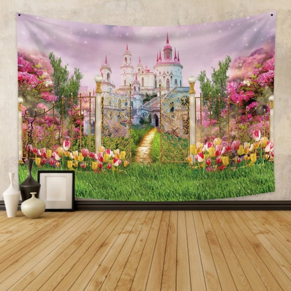 Paradise Castle - Printed Tapestry UK