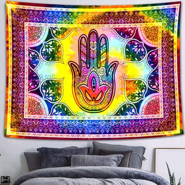 Hamsa Hand - Printed Tapestry UK