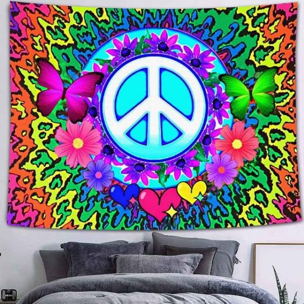 Psychedelic - Printed Tapestry UK
