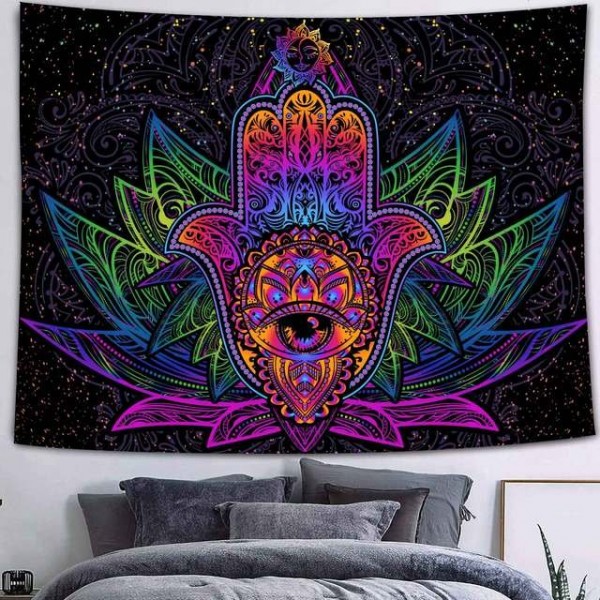 Hamsa Hand - Printed Tapestry UK