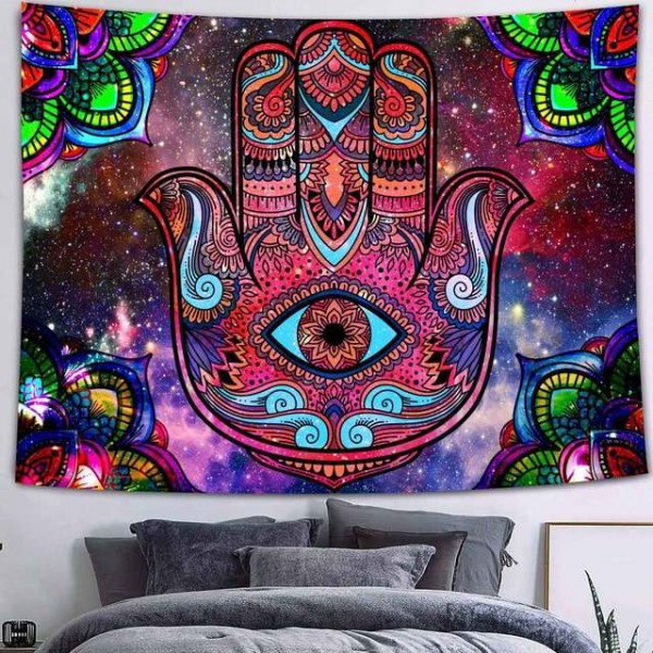 Hamsa Hand - Printed Tapestry UK