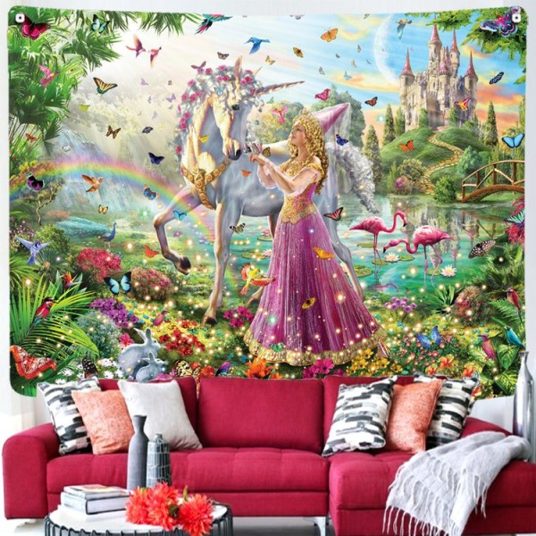 Unicorn - Printed Tapestry UK