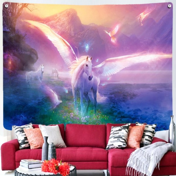 Unicorn - Printed Tapestry UK