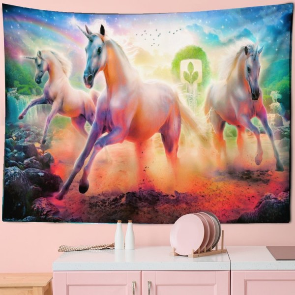 Unicorn - Printed Tapestry UK