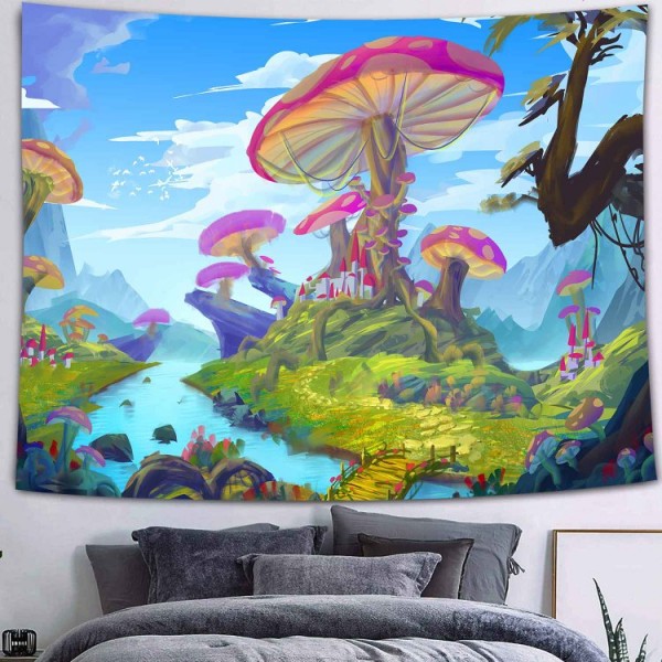 Mushroom - Printed Tapestry UK