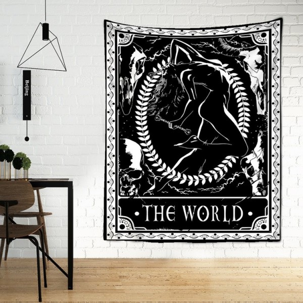 Tarot The World - Printed Tapestry UK