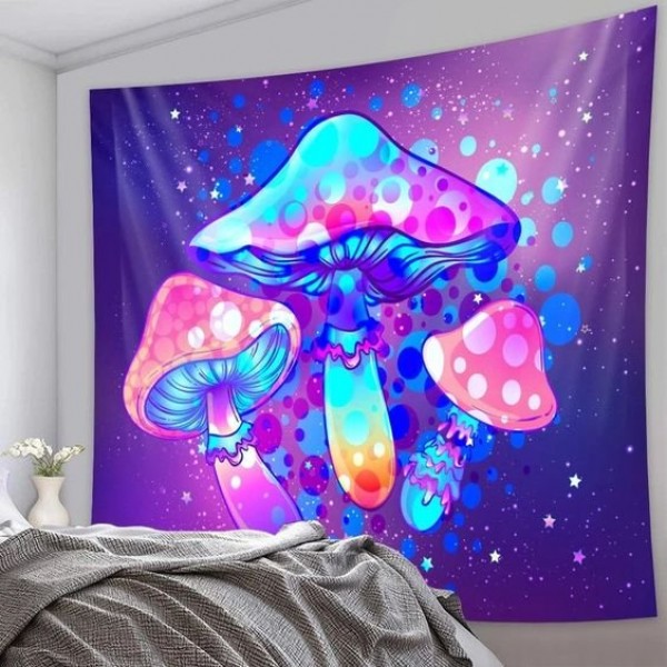 Mushroom - Printed Tapestry UK