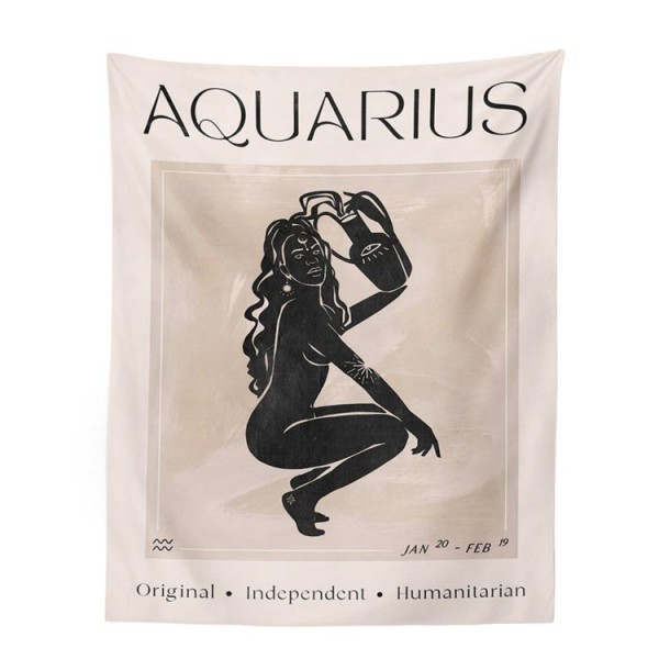 Constellations Aquarius- Printed Tapestry UK