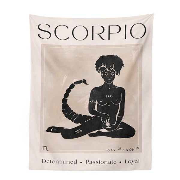 Constellations Scorpio - Printed Tapestry UK