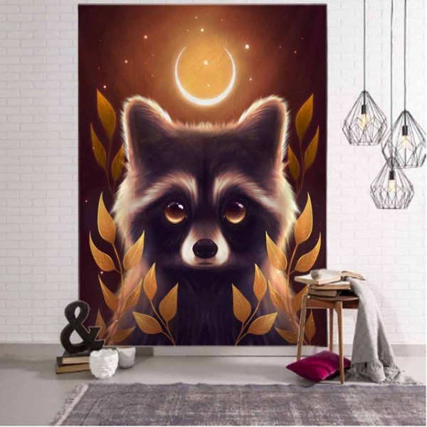 Raccoons - Printed Tapestry UK