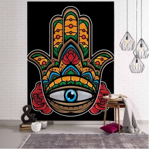 Hamsa Hand - Printed Tapestry UK