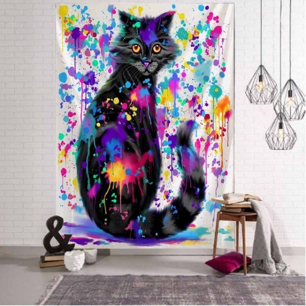 Cat - Printed Tapestry UK