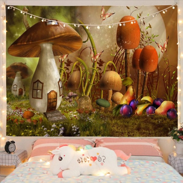 Mushroom - Printed Tapestry UK