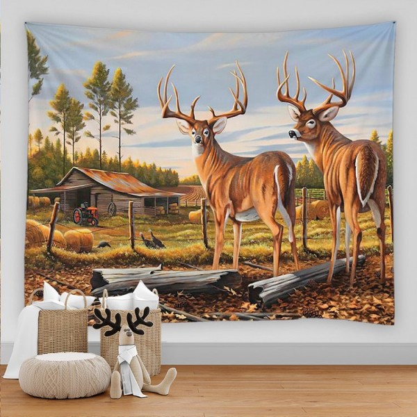 Deer - Printed Tapestry UK