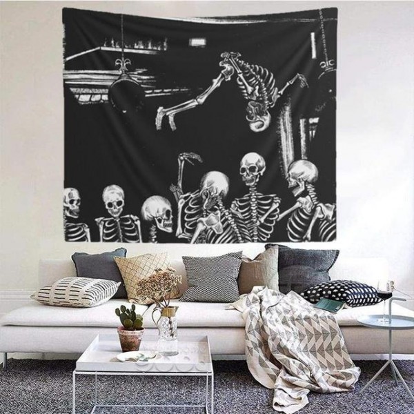 Skull - Printed Tapestry UK