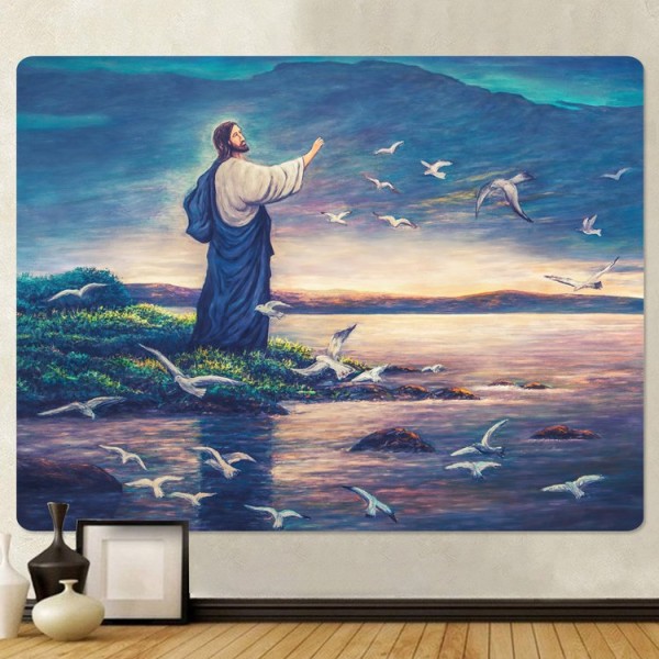 Jesus - Printed Tapestry UK