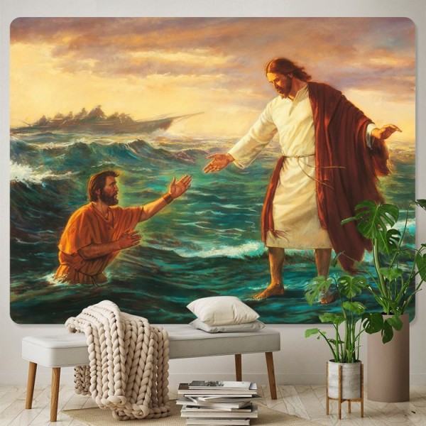 Jesus - Printed Tapestry UK