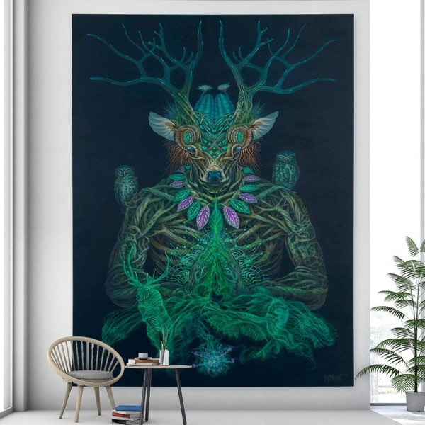 Deer - Printed Tapestry UK