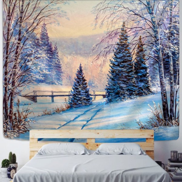 Snow - Printed Tapestry UK