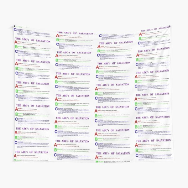 Plan of salvation - Printed Tapestry UK