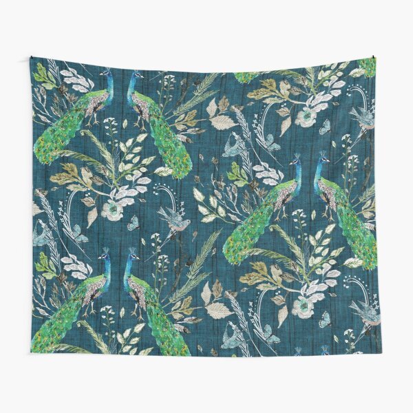 Peacock - Printed Tapestry UK