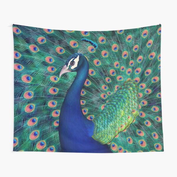 Peacock - Printed Tapestry UK