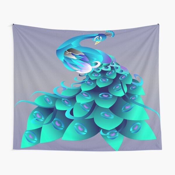 Peacock - Printed Tapestry UK