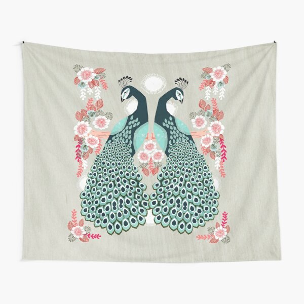 Peacock - Printed Tapestry UK