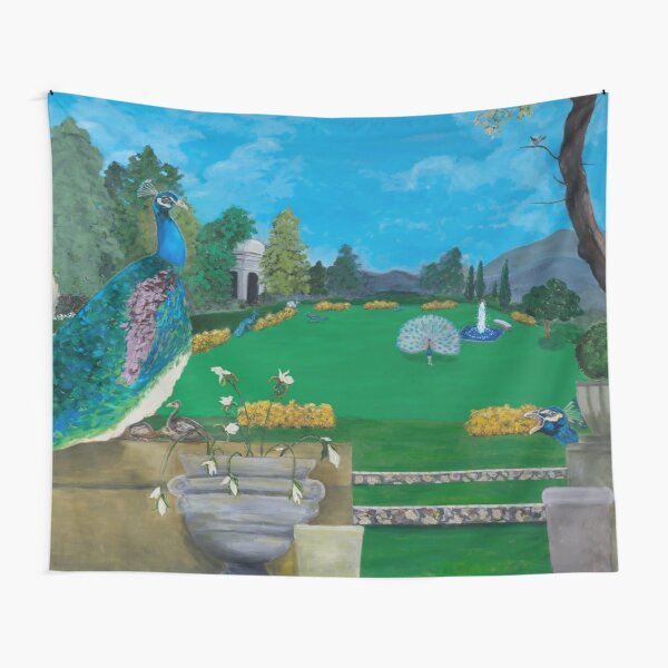 Peacock - Printed Tapestry UK