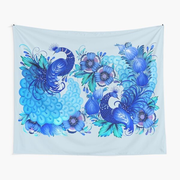 Peacock - Printed Tapestry UK