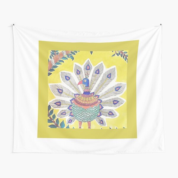 Peacock - Printed Tapestry UK