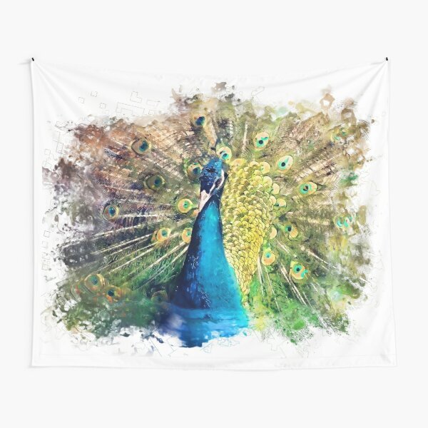 Peacock - Printed Tapestry UK