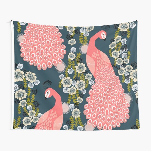 Peacock - Printed Tapestry UK