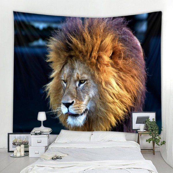 Lion - Printed Tapestry UK